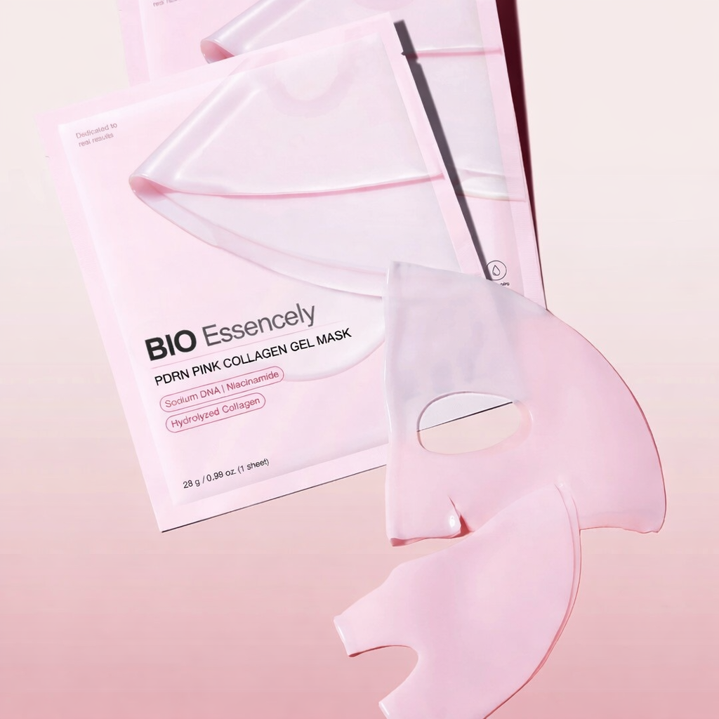 Máscara de Gel de Colágeno Rosa PDRN