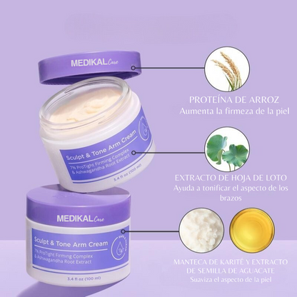 Crema Moldeadora y Reafirmante para los Brazos - Medikal Care