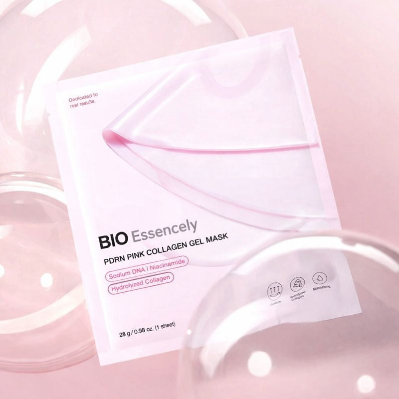Máscara de Gel de Colágeno Rosa PDRN