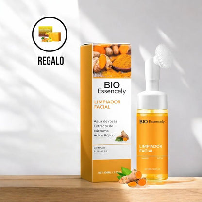 Limpiador Facial Iluminador con Cúrcuma