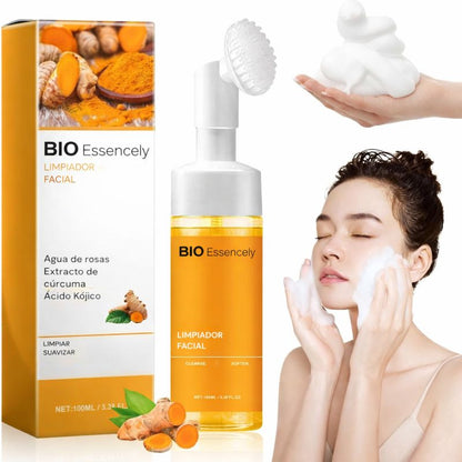 Limpiador Facial Iluminador con Cúrcuma
