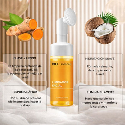 Limpiador Facial Iluminador con Cúrcuma