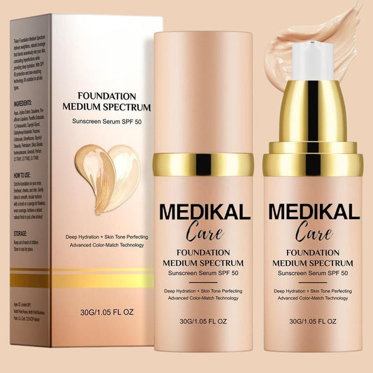 Base Líquida 4 en 1 con Cambio de Color- Medikal Care