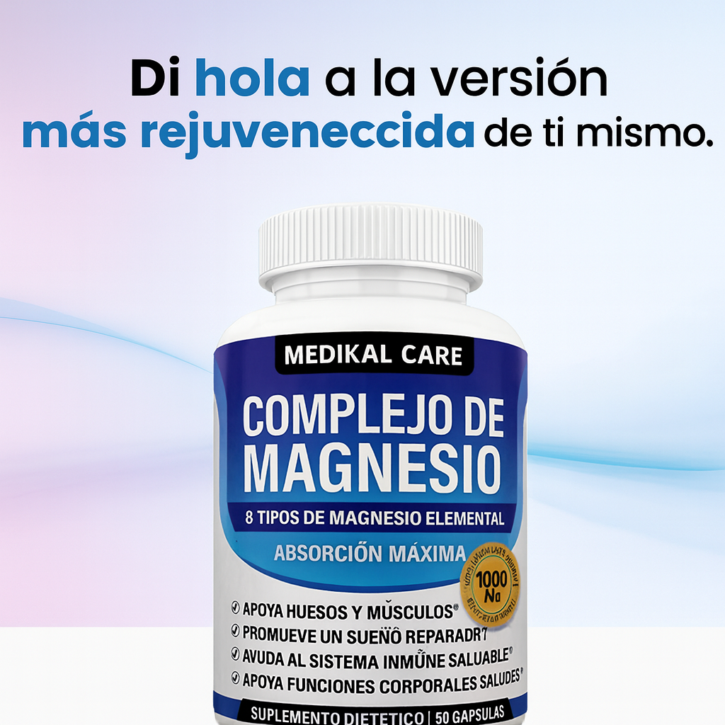 Magnesium Complex® De Alta Pureza Anti-Edad