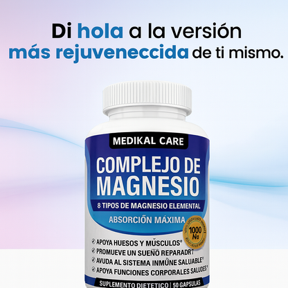 Magnesium Complex® De Alta Pureza Anti-Edad