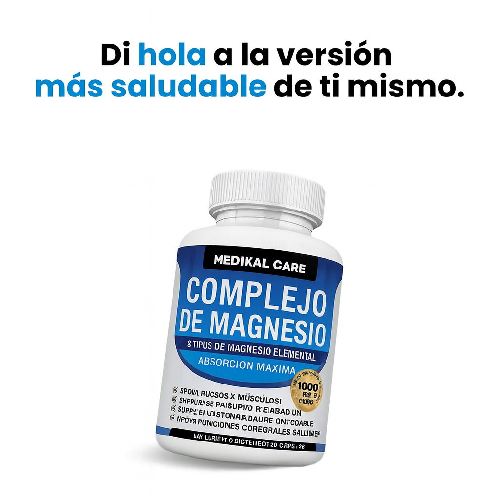 Magnesium Complex® De Alta Pureza Anti-Edad