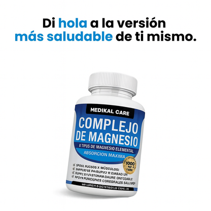 Magnesium Complex® De Alta Pureza Anti-Edad