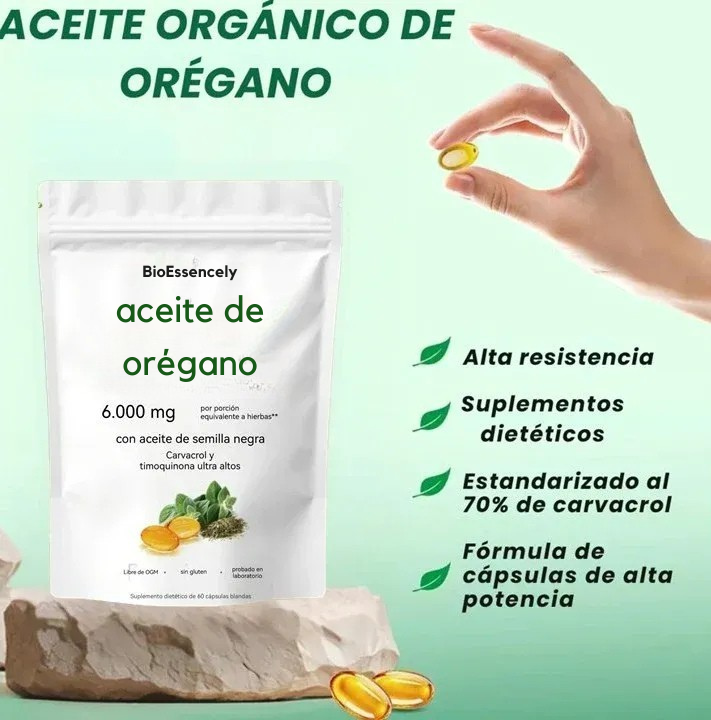Cápsulas Naturales Aceite de Orégano