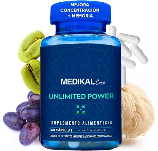 Suplemento nootrópico natural para enfoque, memoria y rendimiento diario