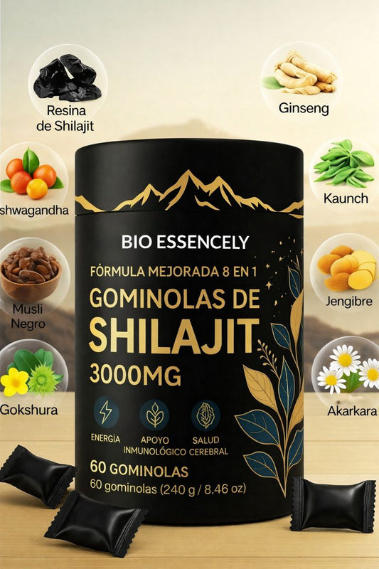 Gomitas de Shilajit dorado