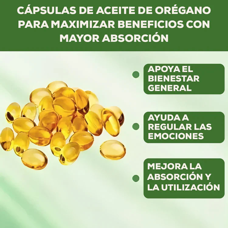 Cápsulas Naturales Aceite de Orégano
